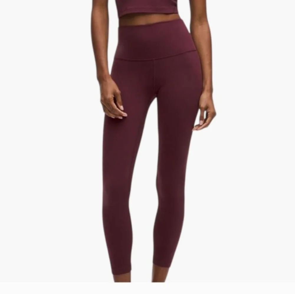 (14) Merlot Garnet lululemon Align™ High-Rise Pant 25" - Picture 1 of 3